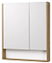 Зеркало-шкаф Акватон Сканди 70 1A252202SDZ90, белый/дуб рустикальный